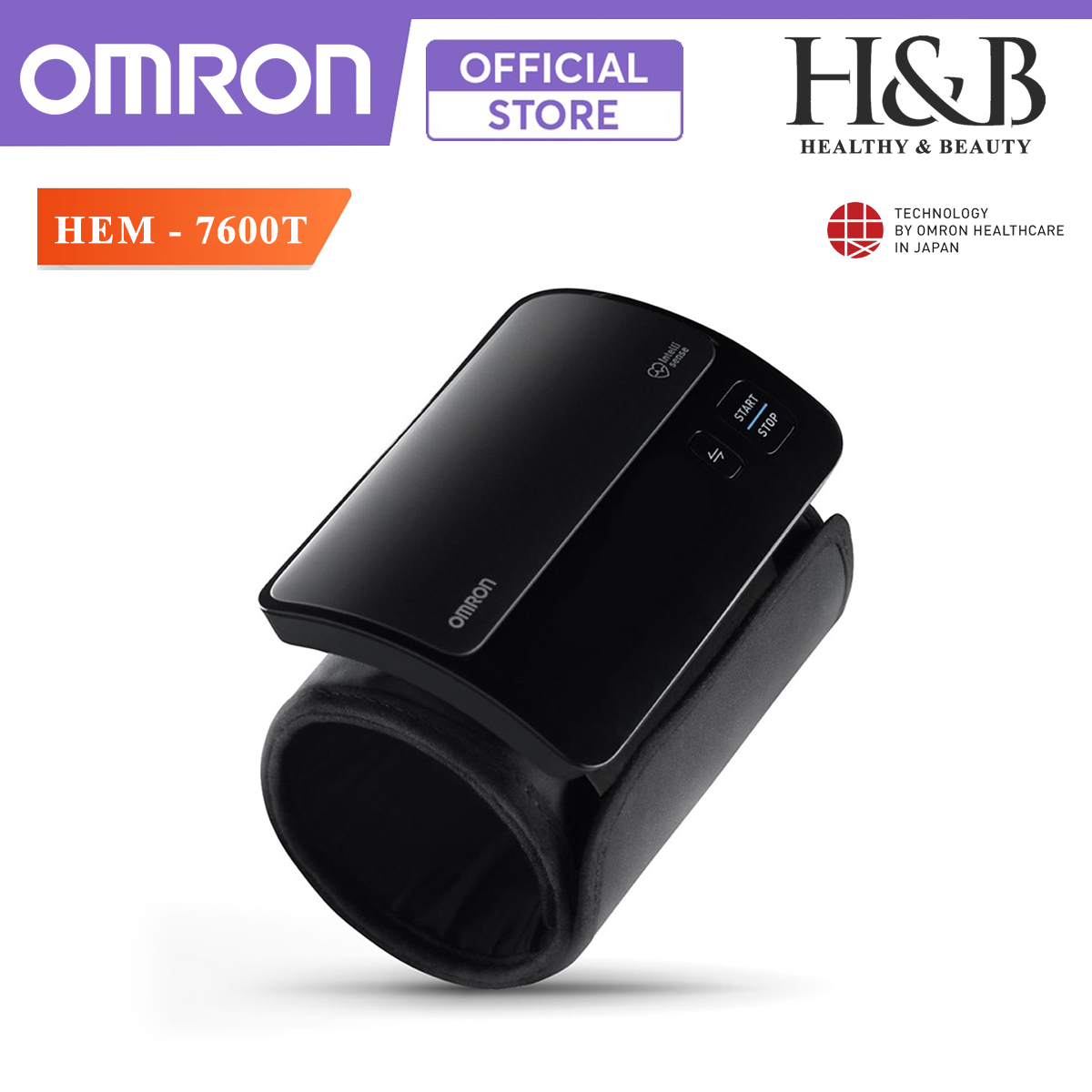 Máy Đo Huyết Áp Bắp Tay Cao Cấp Omron HEM-7600T | Kết Nối Bluetooth, Vòng bít không dây - Hình ảnh 5