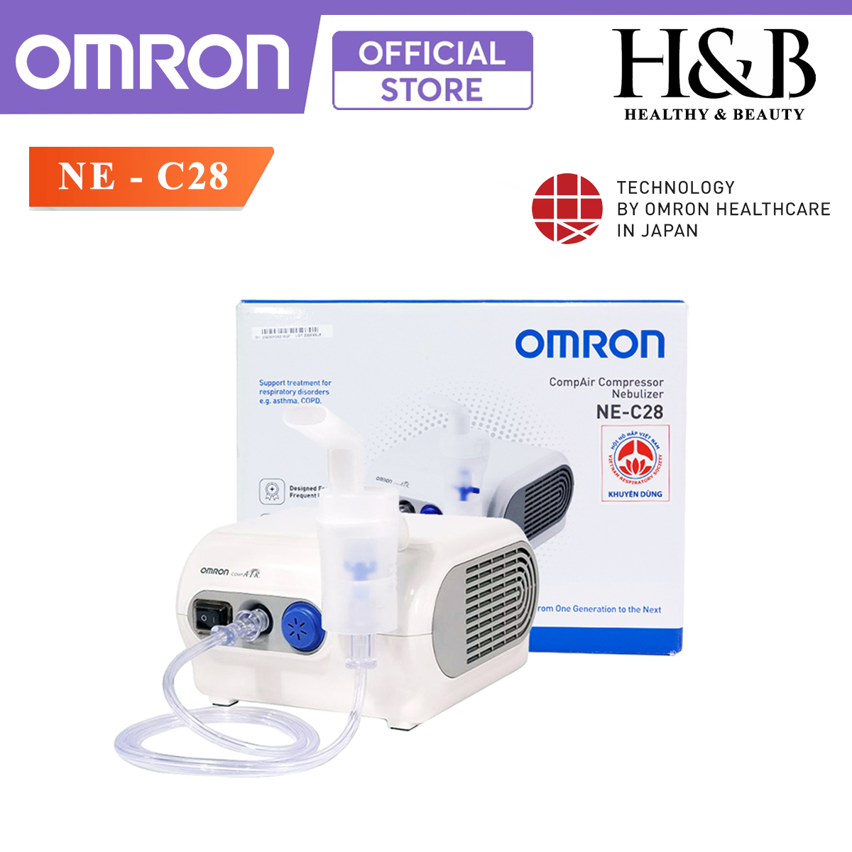 Máy Xông Mũi Họng, Khí Dung Omron NE-C28 | Điều Trị Các Bệnh Về Đường Hô Hấp Hiệu Quả - Hình ảnh 3