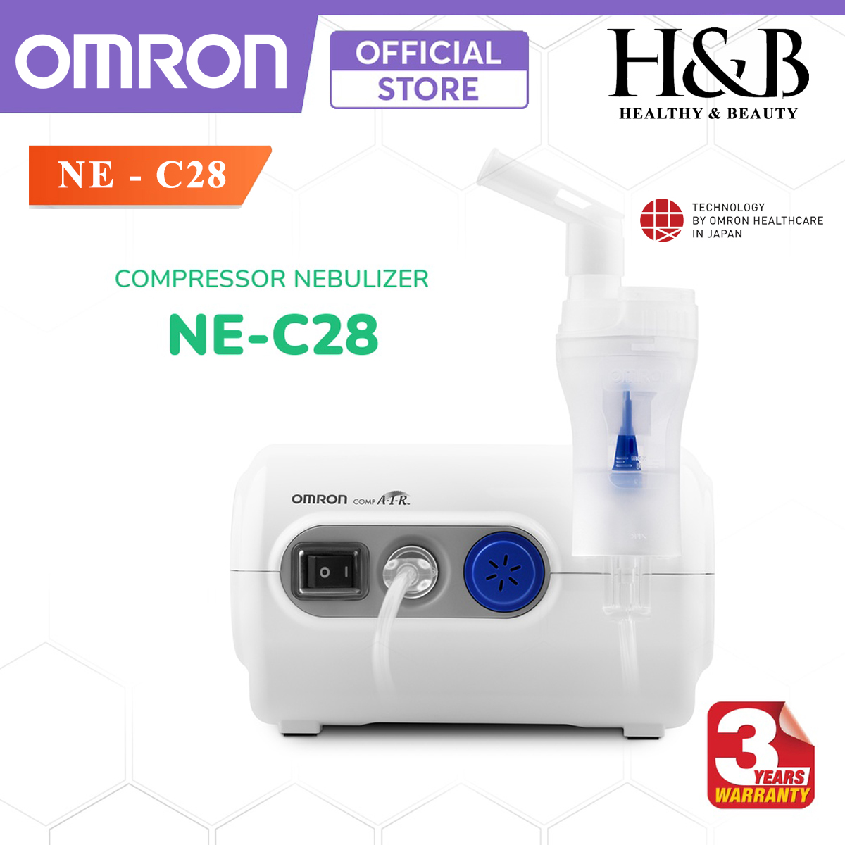 Máy Xông Mũi Họng, Khí Dung Omron NE-C28 | Điều Trị Các Bệnh Về Đường Hô Hấp Hiệu Quả - Hình ảnh 4